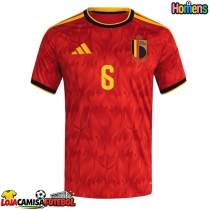 Camisa de Futebol Bélgica Axel Witsel #6 Equipamento Principal Mundo 2026 Manga Curta